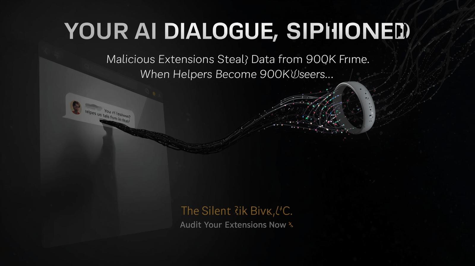 Massive Privacy Threat: Chrome Extensions Steal AI Chat Data from 900K Users