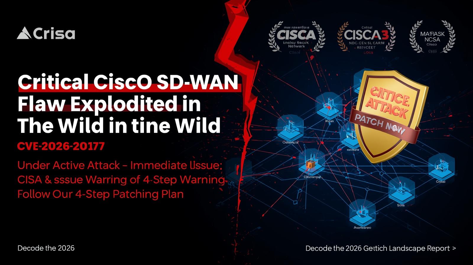 Critical Cisco SD-WAN Flaw Exploited in the Wild — Immediate Action Required